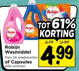 Vomar Voordeelmarkt Robijn Wasmiddel aanbieding