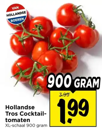 Vomar Voordeelmarkt Hollandse Tros Cocktail-tomaten aanbieding