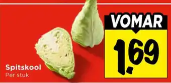 Vomar Voordeelmarkt Spitskool aanbieding