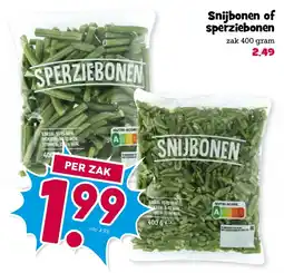 Boon`s Markt sperziebonen of snijbonen aanbieding