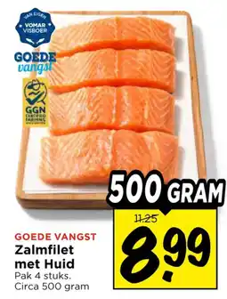 Vomar Voordeelmarkt Zalmfilet met Huid aanbieding