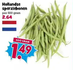 Boon`s Markt Hollandse sperziebonen aanbieding