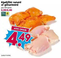 Boon`s Markt Kipdijfilet naturel of gemarineerd aanbieding