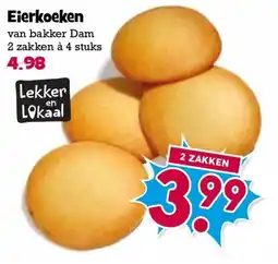 Boon`s Markt bakker Dam eierkoeken aanbieding