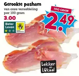 Boon`s Markt Gerookte pasham aanbieding
