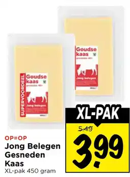 Vomar Voordeelmarkt Jong Belegen Gesneden Kaas aanbieding