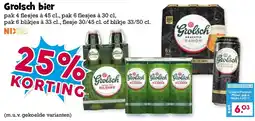 Boon`s Markt Grolsch bier aanbieding