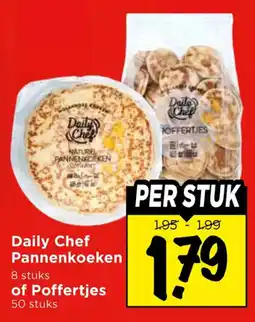 Vomar Voordeelmarkt Daily Chef Pannenkoeken of Poffertjes aanbieding