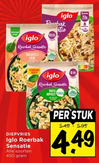 Vomar Voordeelmarkt Alle Iglo Roerbak Sensatie aanbieding