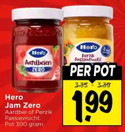 Vomar Voordeelmarkt Hero Jam Zero aanbieding