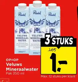 Vomar Voordeelmarkt Veluws Mineraalwater aanbieding