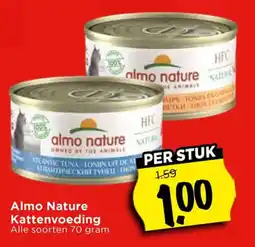 Vomar Voordeelmarkt Almo Nature Kattenvoeding aanbieding