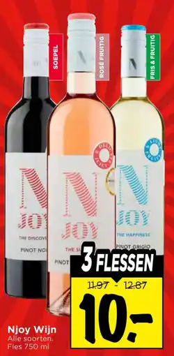 Vomar Voordeelmarkt Alle Njoy Wijn aanbieding