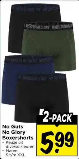 Vomar Voordeelmarkt No Guts No Glory Boxershorts aanbieding