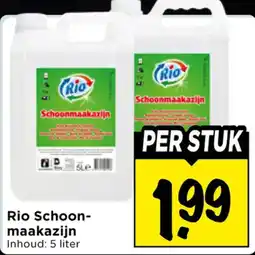 Vomar Voordeelmarkt Rio Schoonmaakazijn aanbieding