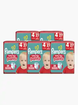 Flink Pampers Baby dry pants luierbroekjes maat 4 27st 5x aanbieding