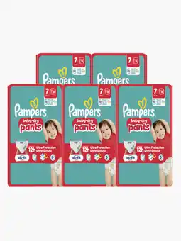 Flink Pampers Baby dry pants luierbroekjes maat 7 18st 5x aanbieding
