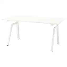 IKEA Trotten Bureau zit/sta, elektrisch/wit, 160x80 cm aanbieding