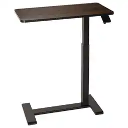 IKEA Bollsidan: zwarte, verstelbare laptoptafel met wieltjes, ideaal voor kleine ruimtes aanbieding