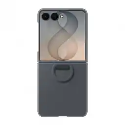 MediaMarkt Samsung Silicone Ring Magnet Telefoonhoesje Voor Samsung Z Flip8 Zwart aanbieding