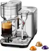 Coolblue Sage Nespresso Vertuo Creatista SVE850BSS4EBL1 Brushed Stainless Steel aanbieding