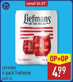 ALDI LIEFMANS 4-pack fruitesse aanbieding