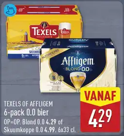 ALDI TEXELS OF AFFLIGEM 6-pack 0.0 bier aanbieding