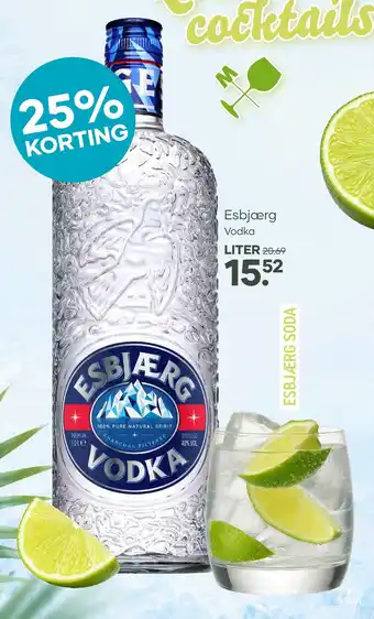 Mitra Esbjærg Vodka aanbieding