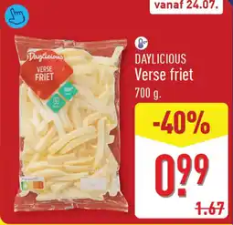 ALDI DAYLICIOUS Verse friet aanbieding