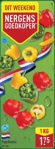 ALDI Paprikamix aanbieding