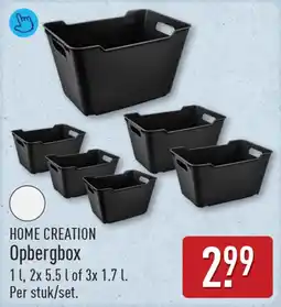 ALDI HOME CREATION Opbergbox aanbieding