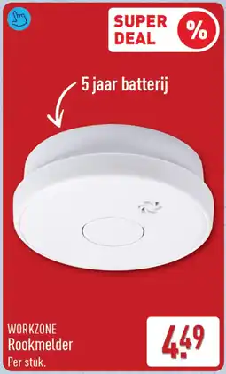 ALDI WORKZONE Rookmelder aanbieding