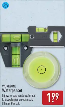 ALDI WORKZONE Waterpasset aanbieding