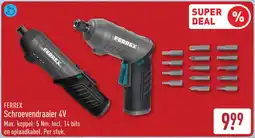ALDI FERREX Schroevendraaier 4V aanbieding