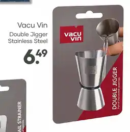 Mitra Vacu Vin Double Jigger Stainless Steel aanbieding