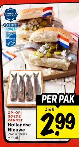 Vomar Voordeelmarkt GOEDE VANGST Hollandse Nieuwe aanbieding