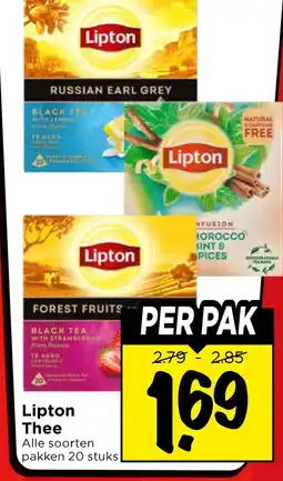 Vomar Voordeelmarkt Lipton Thee aanbieding