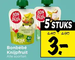 Vomar Voordeelmarkt Bonbébé Knijpfruit aanbieding