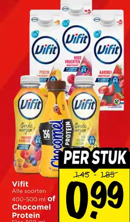 Vomar Voordeelmarkt Vifit of Chocomel Protein aanbieding