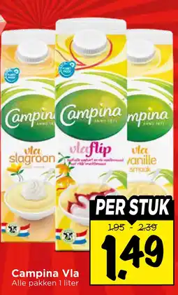 Vomar Voordeelmarkt Campina Vla aanbieding
