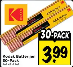 Vomar Voordeelmarkt Kodak Batterijen 30-Pack aanbieding