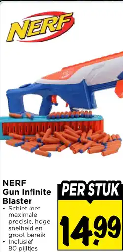 Vomar Voordeelmarkt Gun Infinite PER STUK Blaster aanbieding