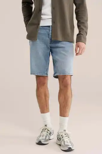Wehkamp WE Fashion Blue Ridge denim regular short blauw aanbieding