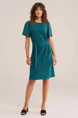 Wehkamp WE Fashion zomerjurk groen aanbieding