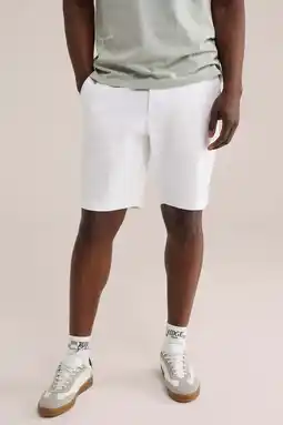 Wehkamp WE Fashion regular chino short wit aanbieding