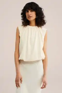 Wehkamp WE STUDIO top ecru aanbieding