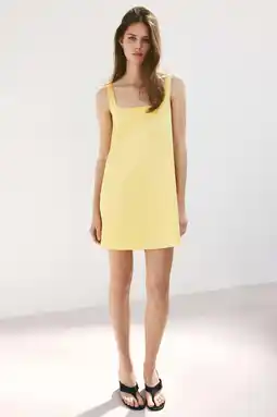 Wehkamp Mango mini jurk - geel aanbieding