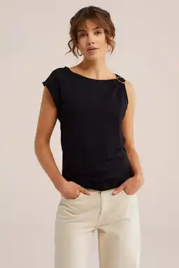 Wehkamp WE Fashion top zwart aanbieding