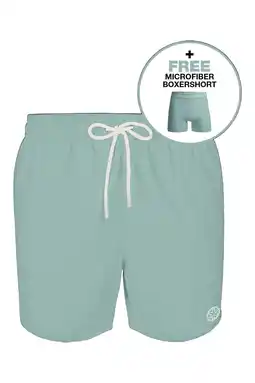 Wehkamp Muchachomalo zwemshort + gratis boxershort lichtblauw aanbieding