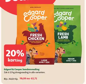 Maxi Zoo Edgard & Cooper hondenvoeding aanbieding